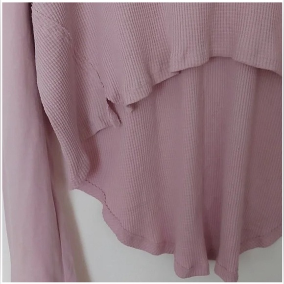 Free People Jayson Ringer Tee Pink - Picture 5 of 6